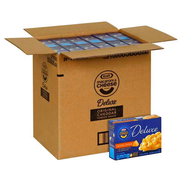Kraft Entree Deluxe Macaroni & Cheese Dinner 14 oz. Box, PK24